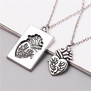 2pcs/set Vintage Jewelry Puzzle Necklace